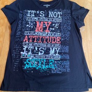 Mix&co t-shirt size 1X for girl, size M for women like new